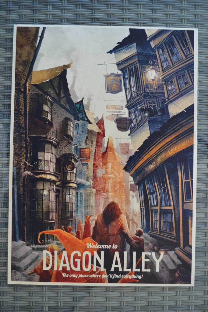 Welcome to Diagon Alley Harry Potter Poster Affisch 42*30cm