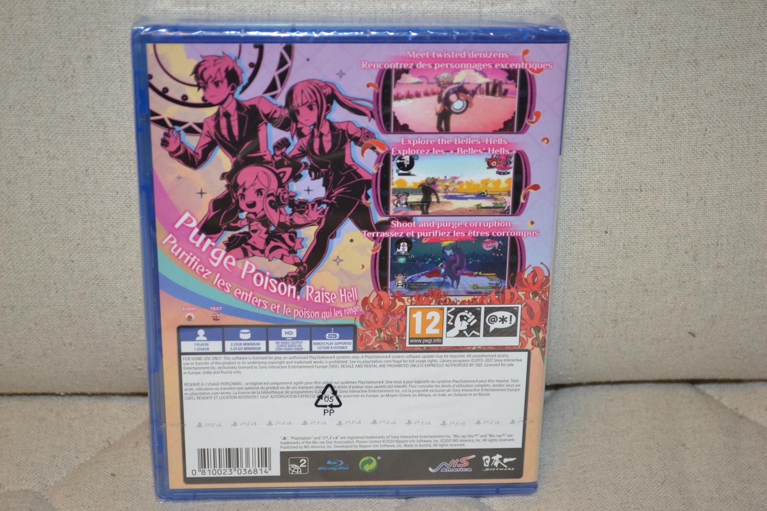 Poison Control PS4 Playstation 4 Ny Inplastad