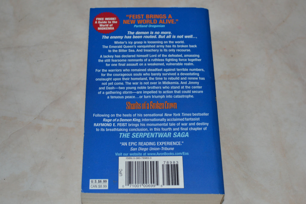 Shards of a Broken Crown Raymond E.Feist (Uppföljaren Serpen