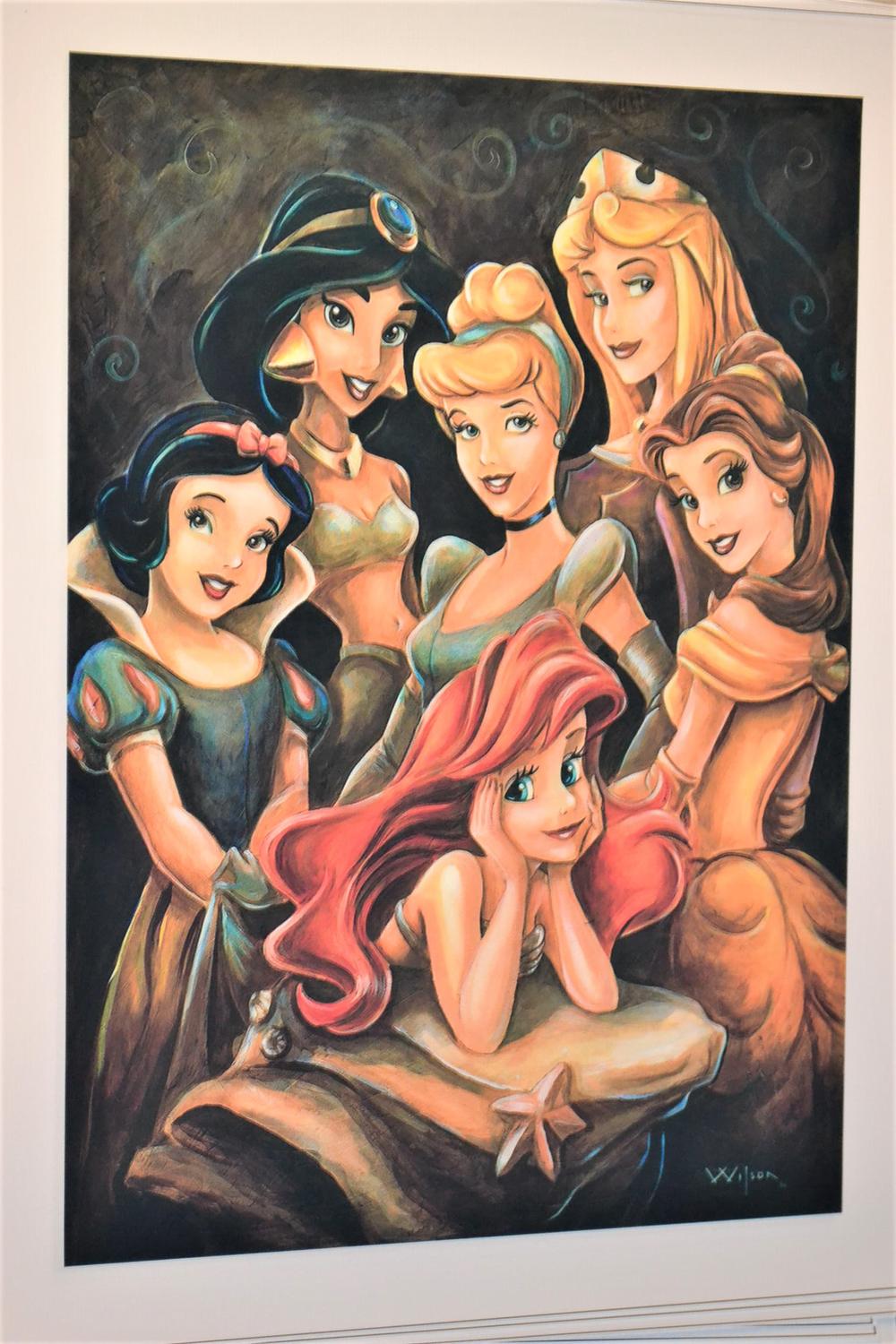 Prinsessor Disney Canvas 30*42cm A3 Ny