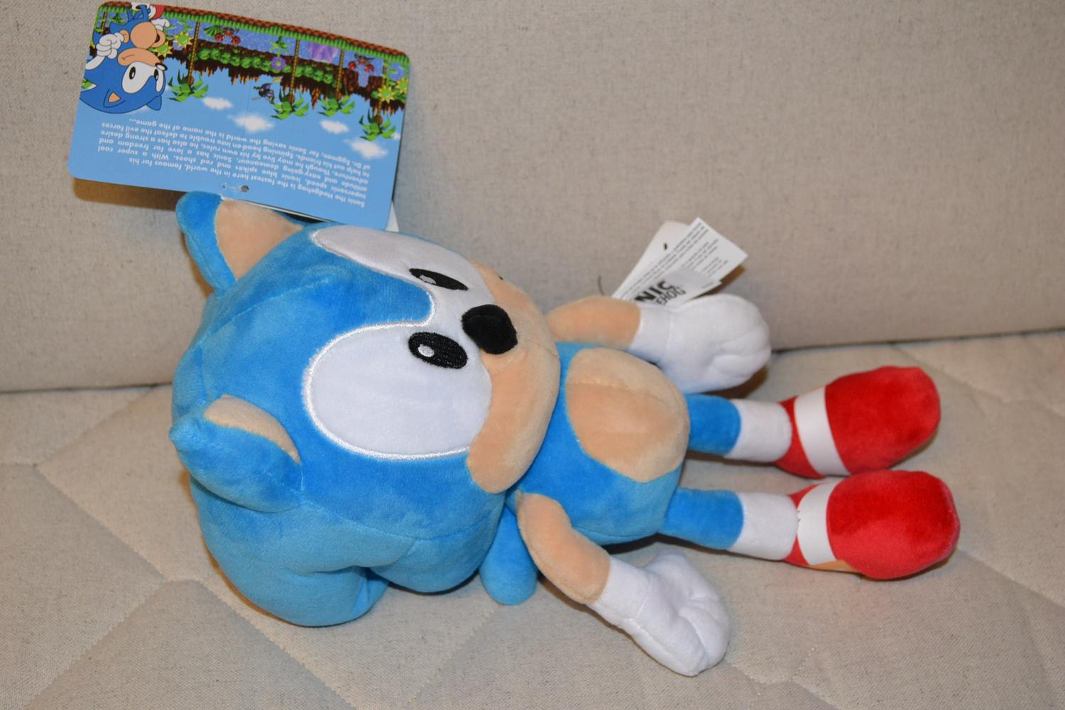 Sonic the Hedgehog Mjukis Plushie 30cm SEGA Amusements Ny