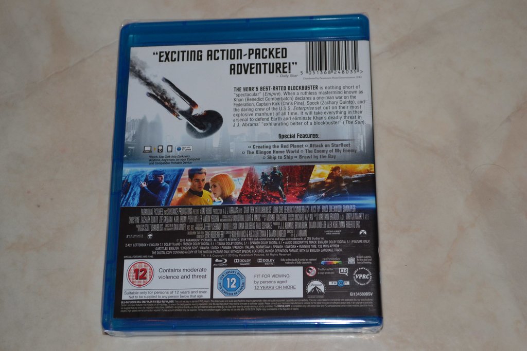 Star Trek Into Darkness (2013) Film Bluray Nyskick