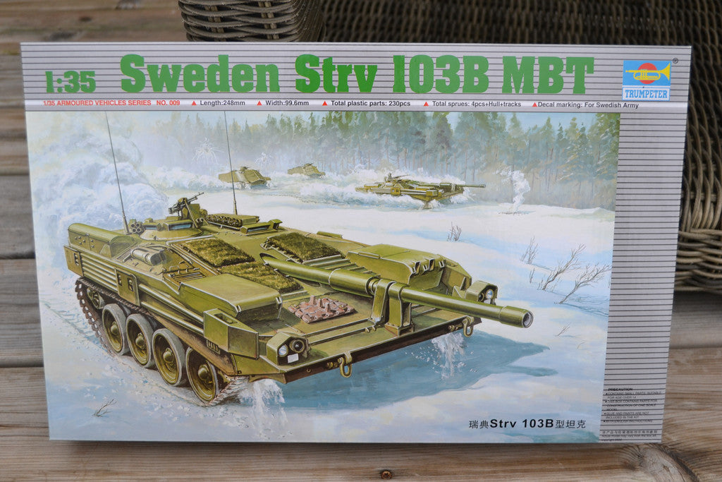 STRV 103 B MBT 1:35 Trumpeter (Svensk Pansarvagn) Ny
