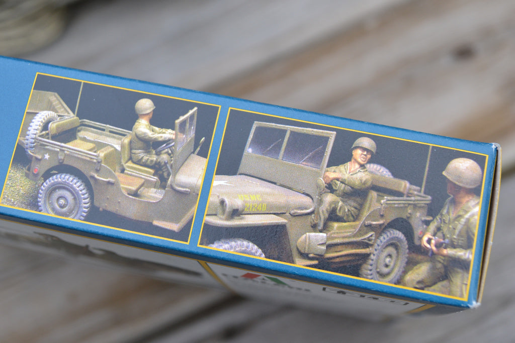 Willys MB Jeep m. Trailer, 1:35 Italeri (4st Figurer, 314) U