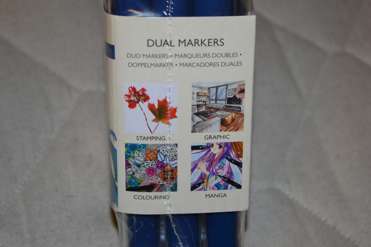 12st Nassau Fine Art Dual Marker (Bred och smal) Alkoholbaserad Penna Pennor Ny