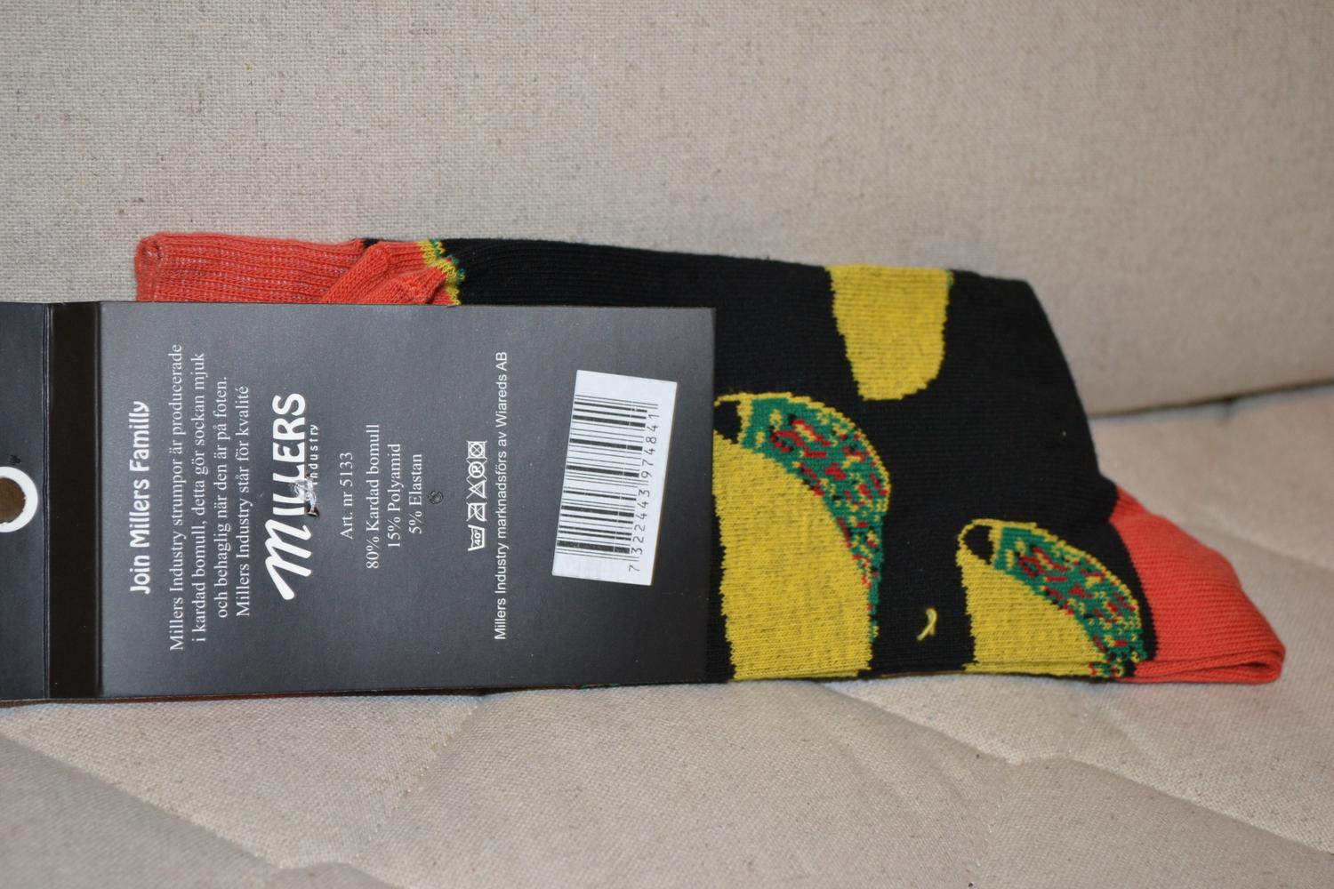 Taco Millers Sockar Strumpor Strl 41-46 1par Ny