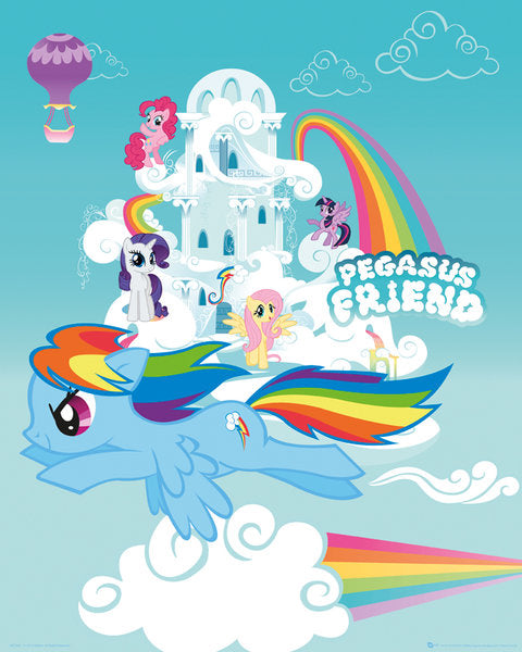 Pegasus Friend - My Little Pony Friendship is Magic Poster M