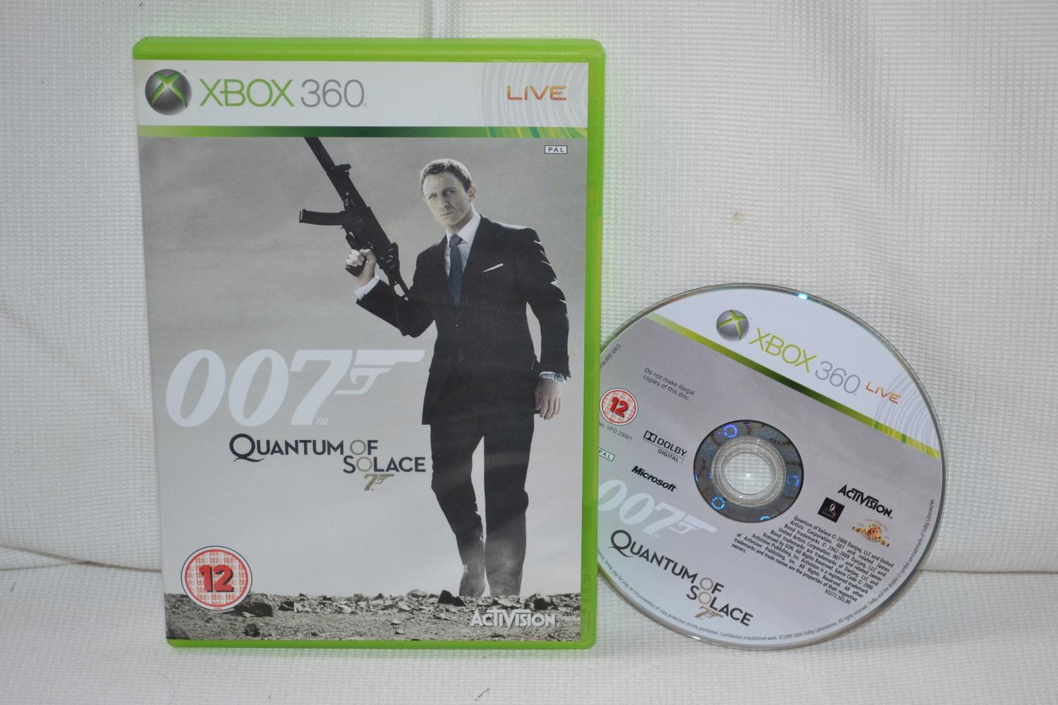 Quantum of Solace 007 James Bond Xbox 360 Fint Skick