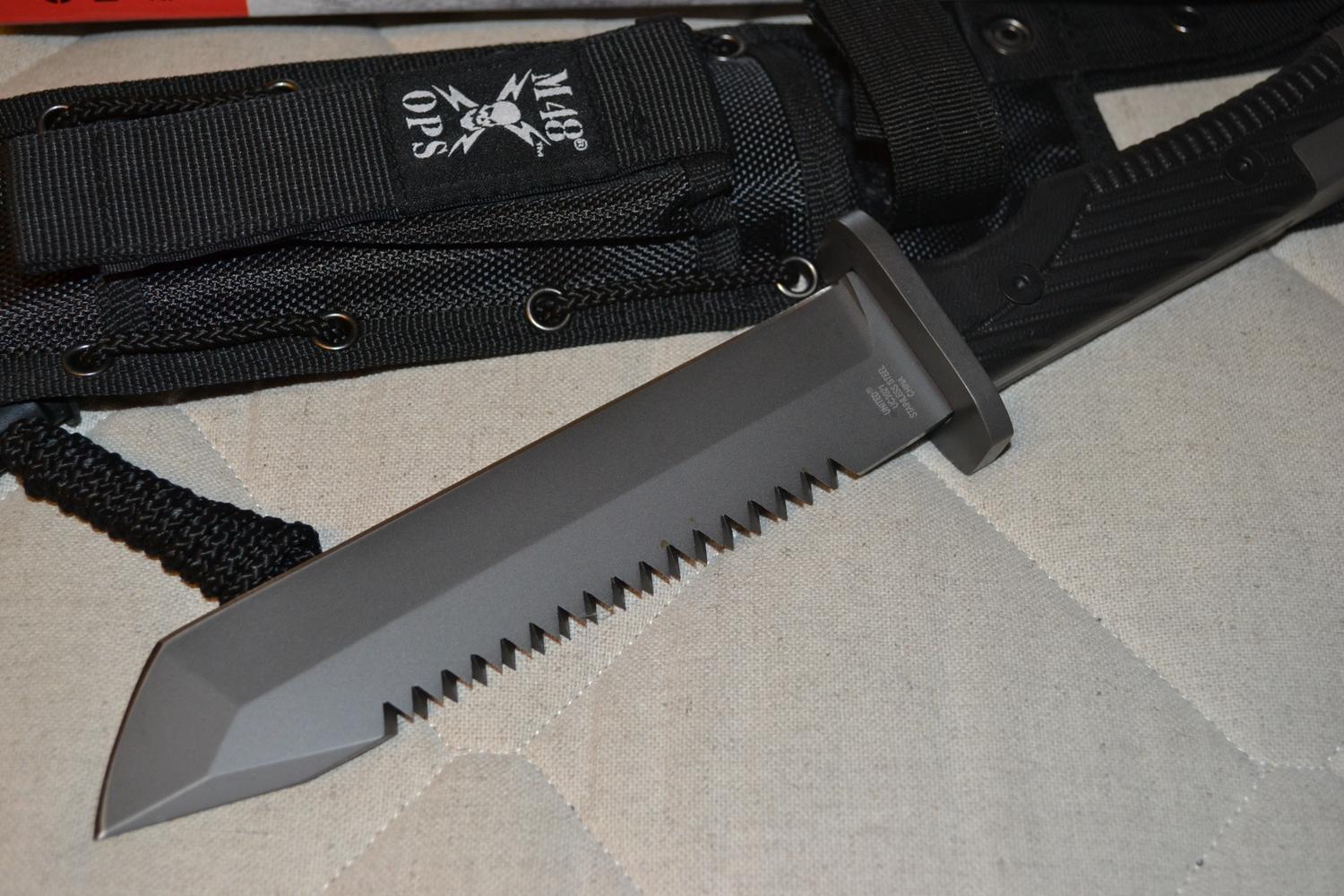 M48 Ops Combat Fighter Stor Kniv United Cutlery 41/27cm Ny