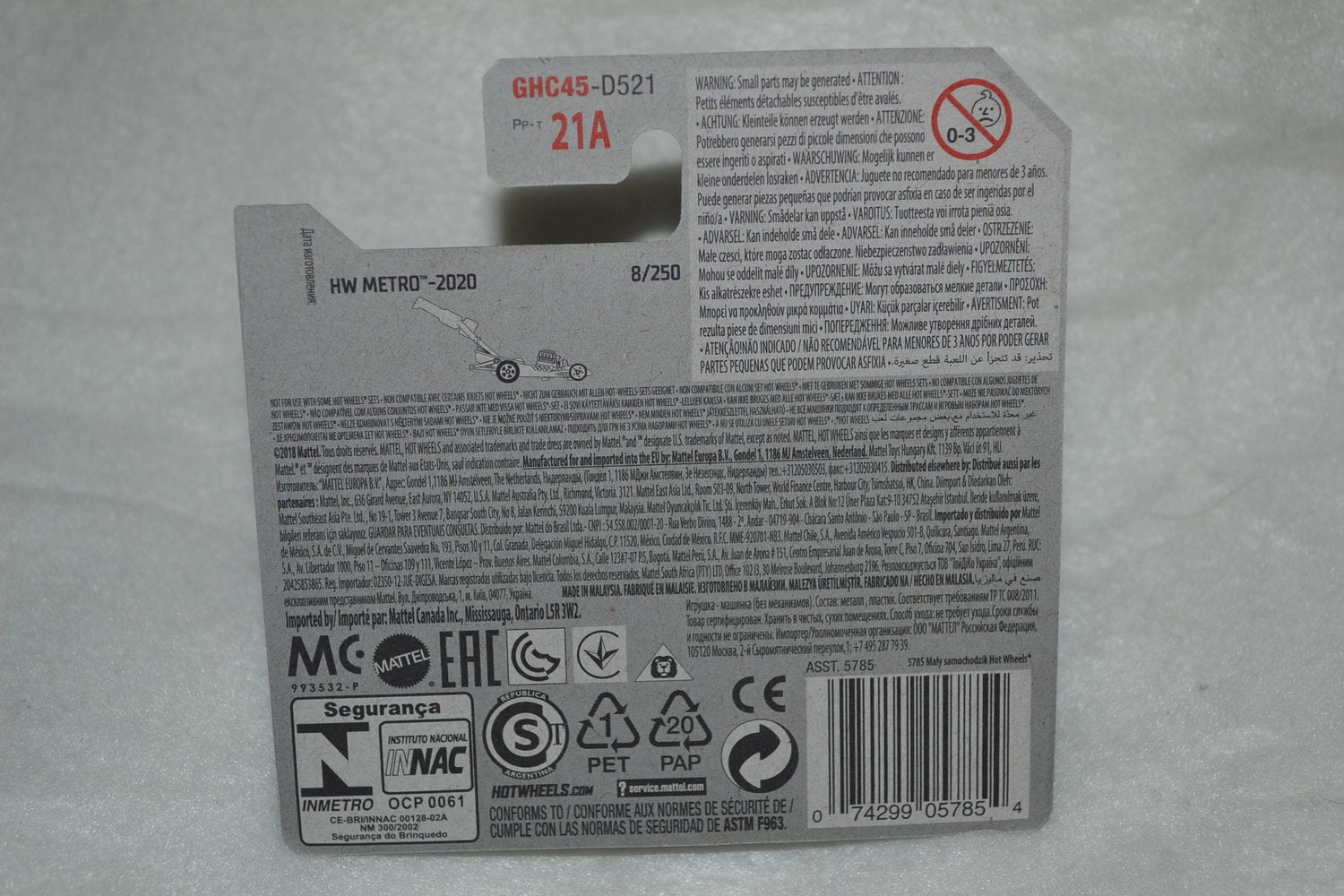 Diaper Dragger Blå 1:64 Hot Wheels (2020) HW 6-8cm Ny