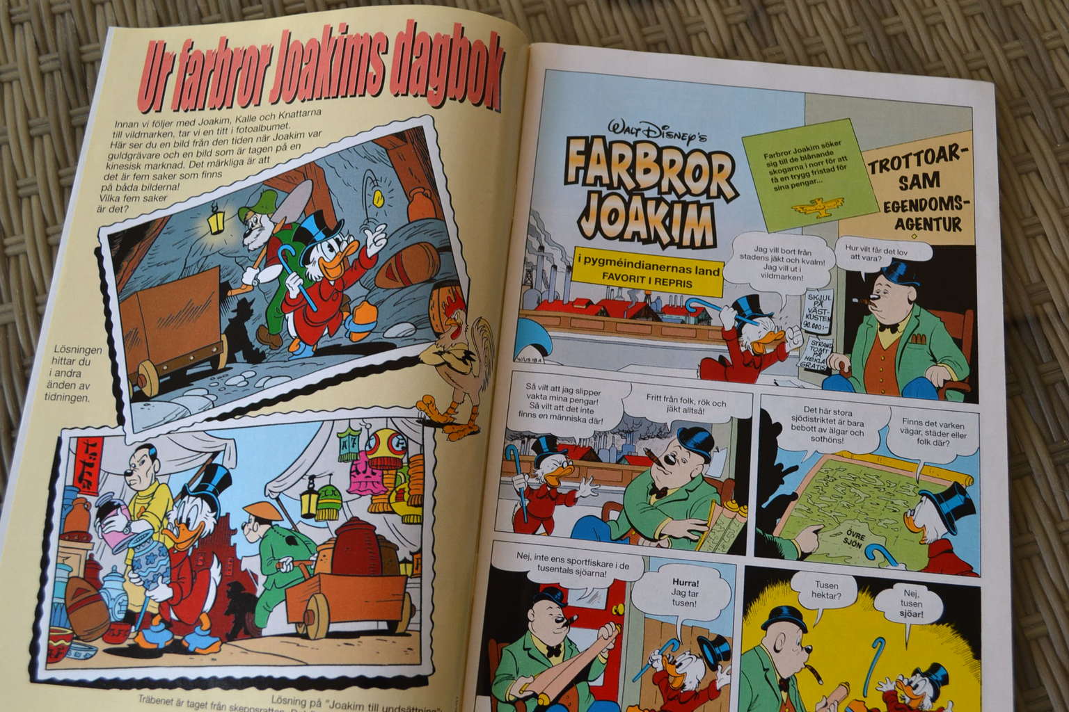 Joakim Pygme-Indiarnernas Land & Kampen om Skogarna (Carl Barks) Ok Skick