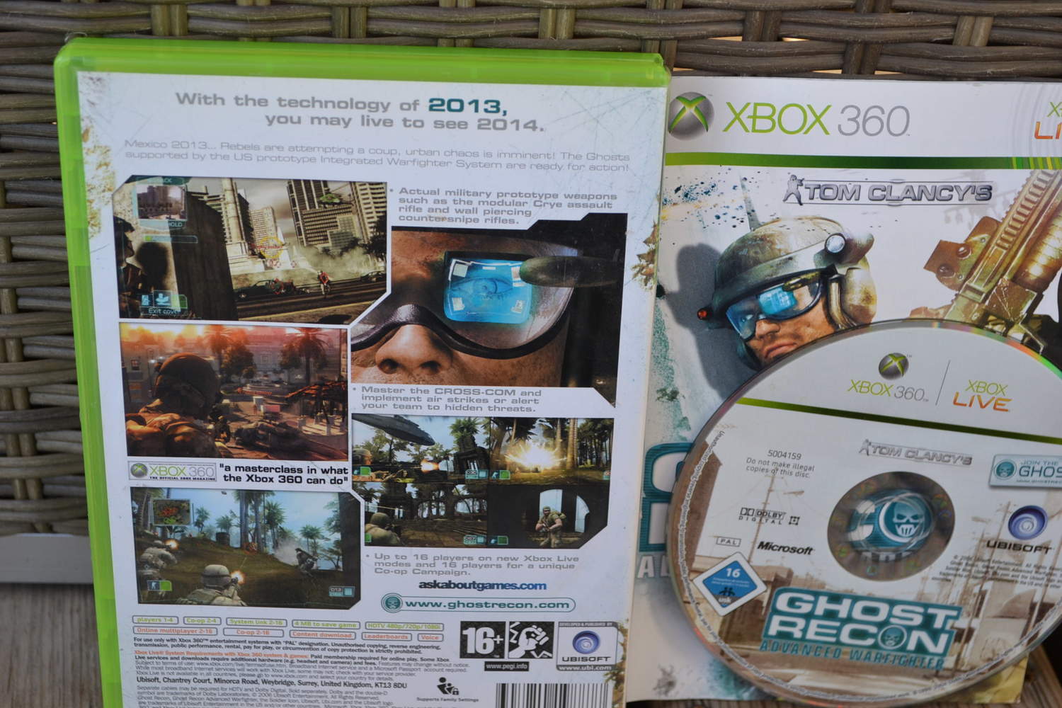 Tom Clancy's Ghost Recon Advanced Warfighter Xbox 360 Komplett Fint Skick