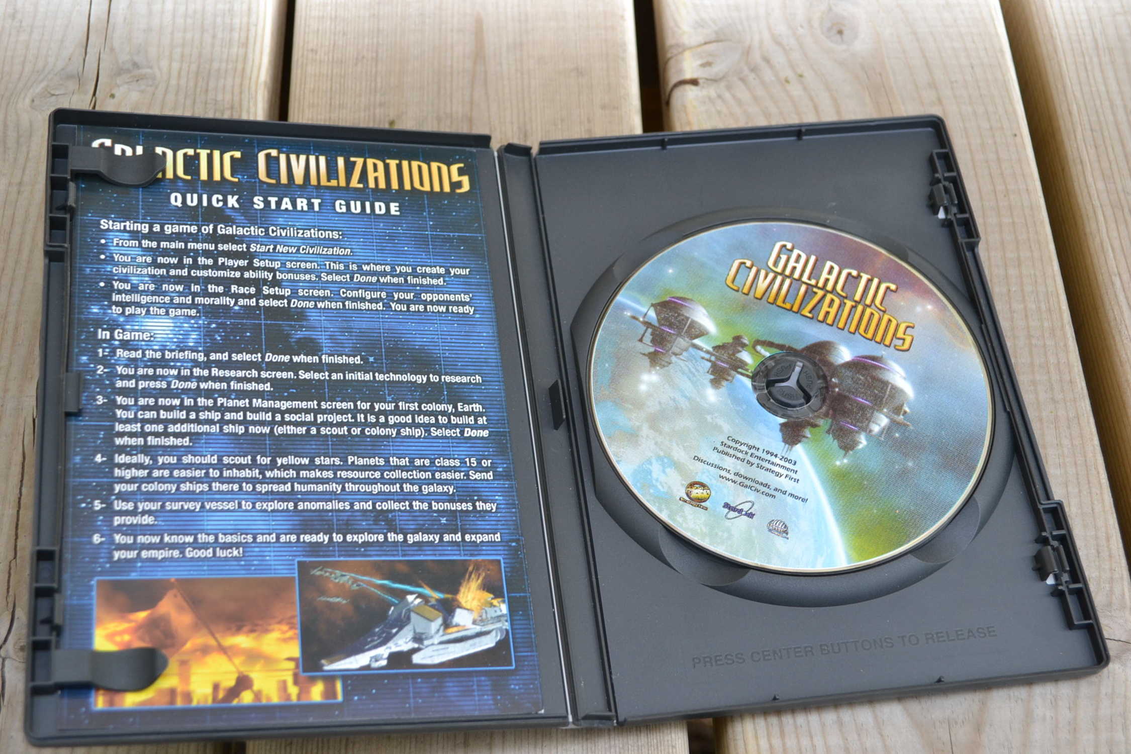 Galactic Civilizations PC Komplett Fint Skick