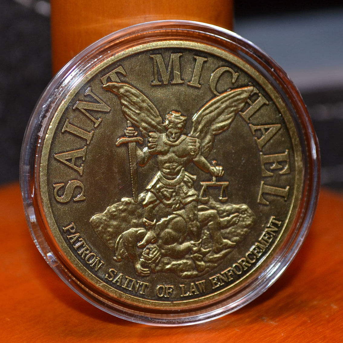 Pittsburgh Police 1857 Department (Saint Michael) Mynt Brons