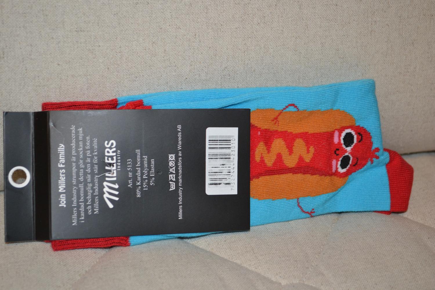 Korvar Korv Millers Sockar Strumpor Strl 41-46 1par Ny