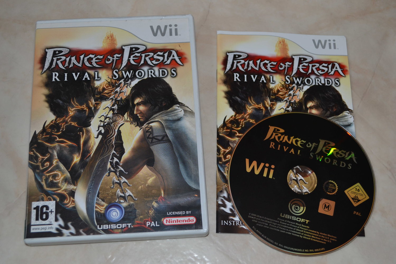 Prince Of Persia Rival Swords Wii Nintendo Komplett Fint Skick