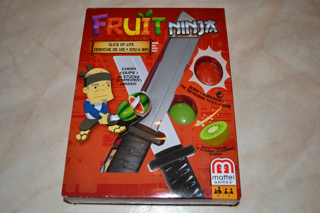 Fruit Ninja Game Mattel Games (Engelska Spelregler) Ny