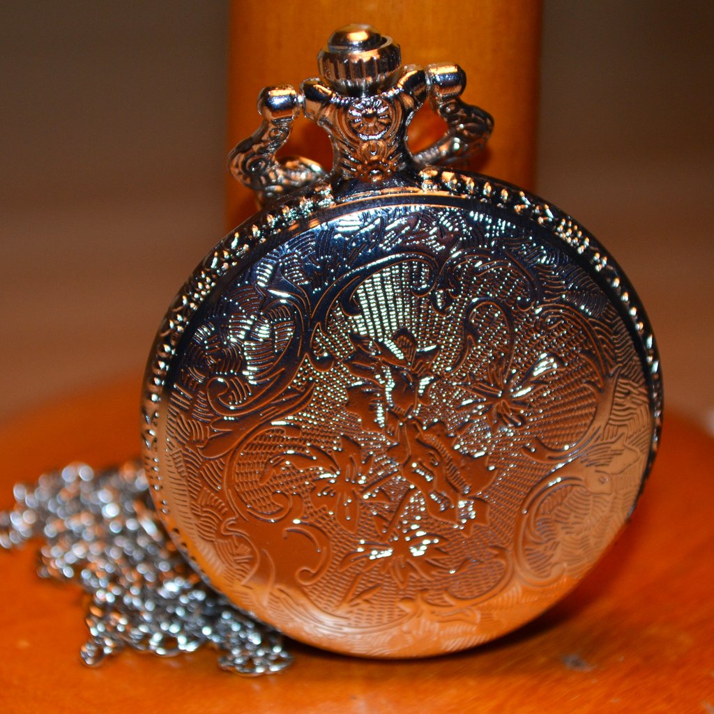 Sovjet Helsilver Fickur Hammare Skära Kommunist Klocka (Halsband) Ny