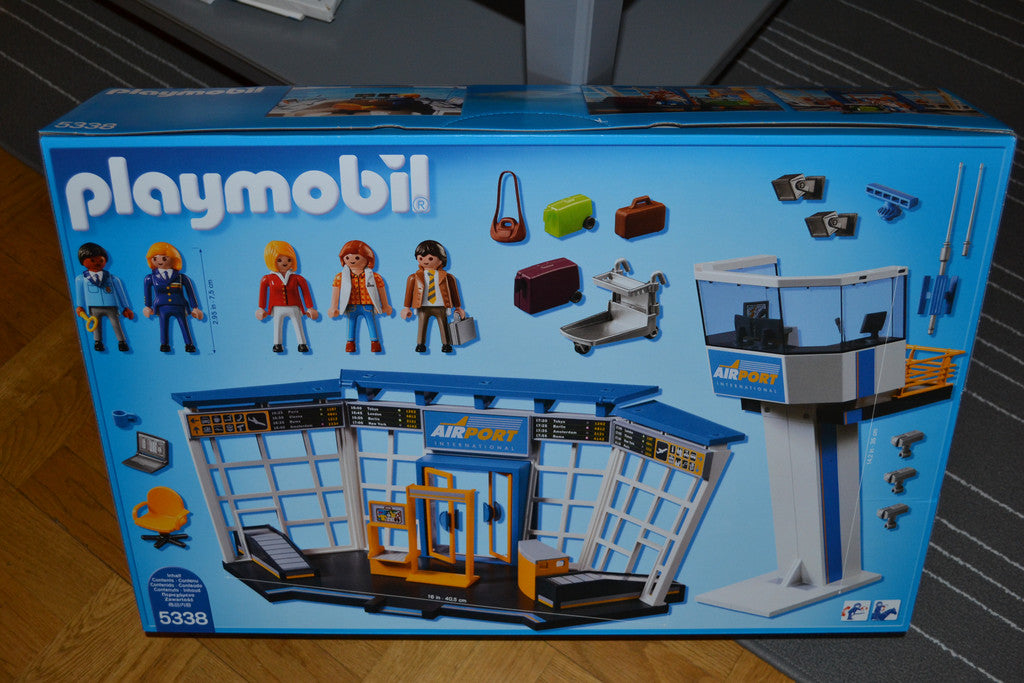 Flygplats med Kontrolltorn o Figurer (Playmobil 5338) Ny