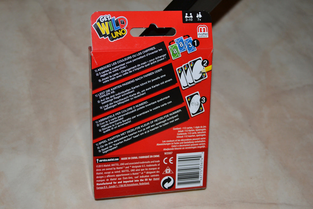 Uno Kortspel Mattel Games (Tyska Spelregler) Ny