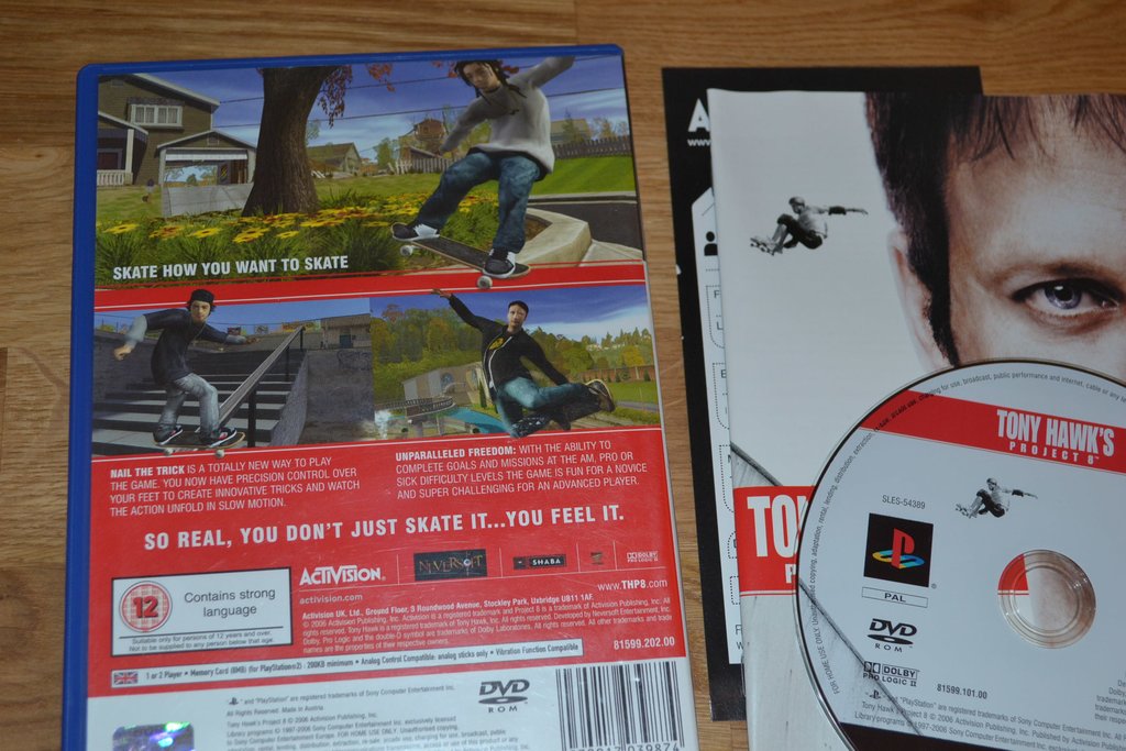 TONY HAWK'S PROJECT 8 (PS2) Playstation 2 Komplett Fint Skic