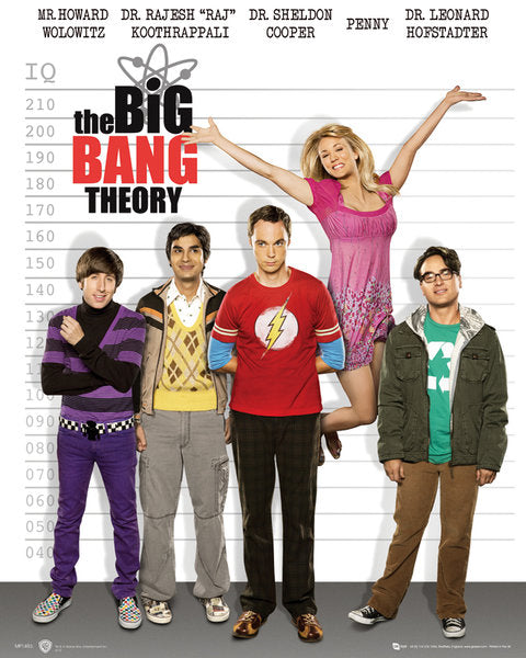 The Big Bang Theory Logo Poster Mini 40*50cm Ny Se Hit!