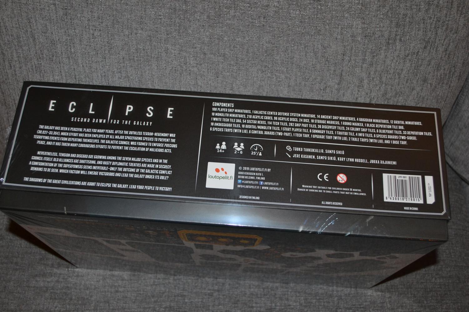 Eclipse Second Dawn for the Galaxy Brädspel Ny