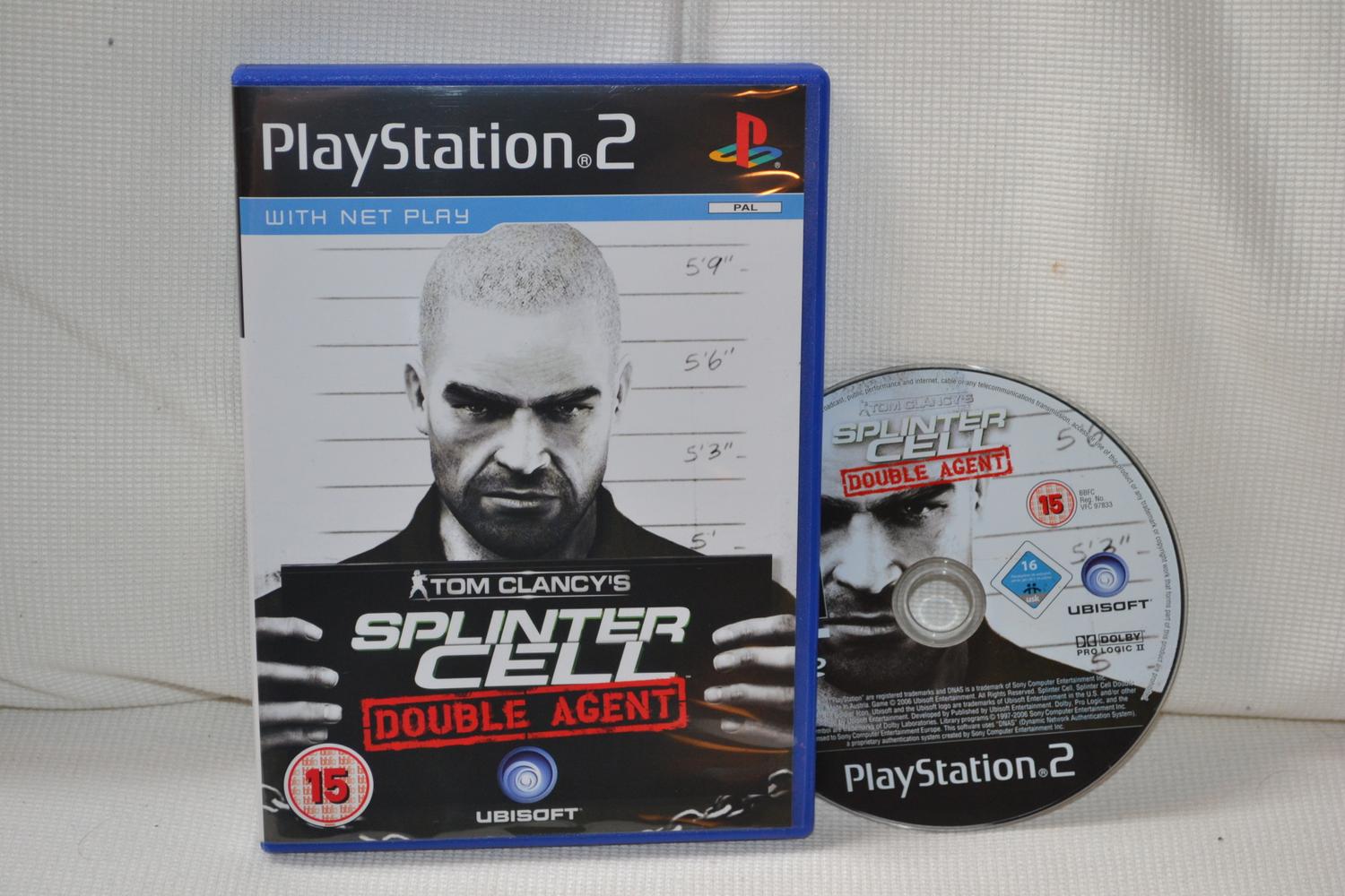 Tom Clancy's Splinter Cell Double Agent PS2 Playstation 2 (Utan Manual) OK Skick
