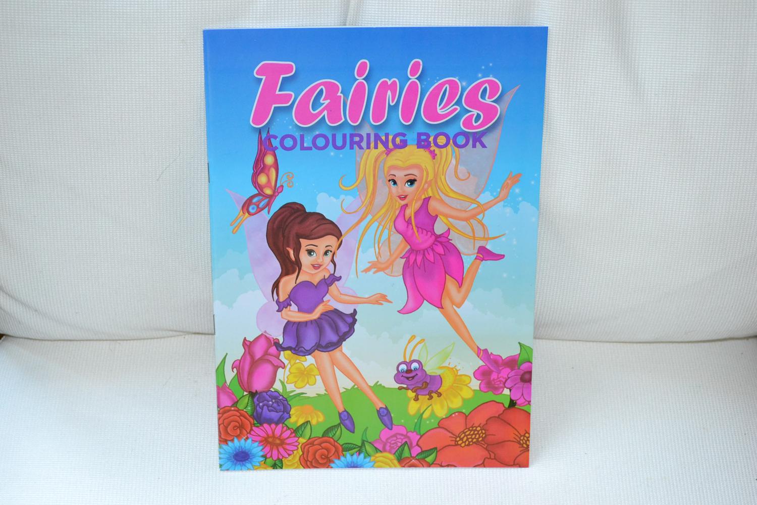 Målarbok Fairies (Magiska Feér) A4 (14st sidor) Barn Ny