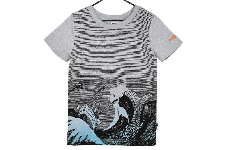 Stormigt Hav Mumin Our Sea T-Shirt Grå (Strl 92) Ny