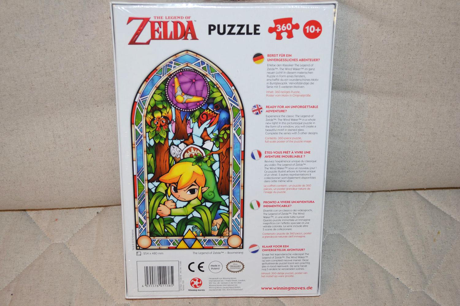 Boomerang Zelda Pussel Nintendo (360 bitar) Ny