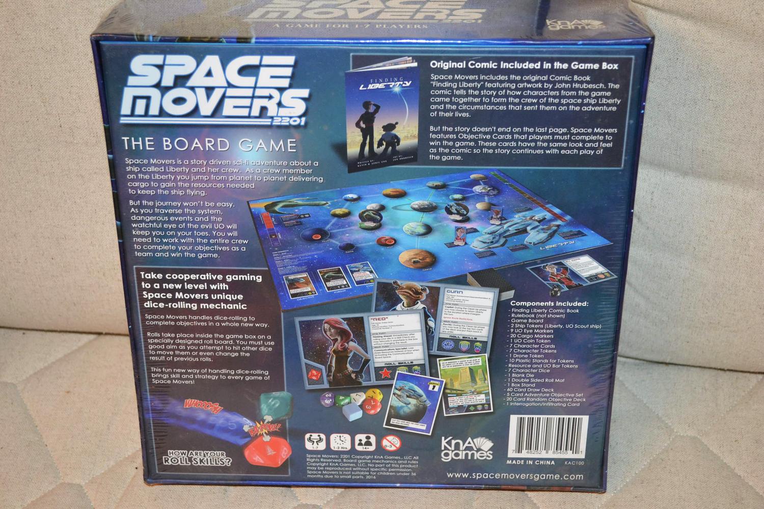 Space Movers 2201 Brädspel KnA Games (Sci-Fi) ENG Ny