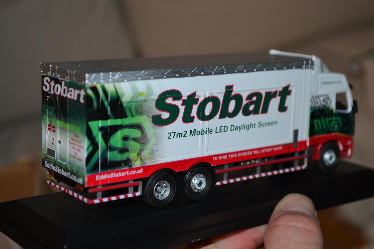 Volvo FH12 Lastbil Grön/Röd/Vit Stobart 1:76 DeAgostini 10,5cm Ny