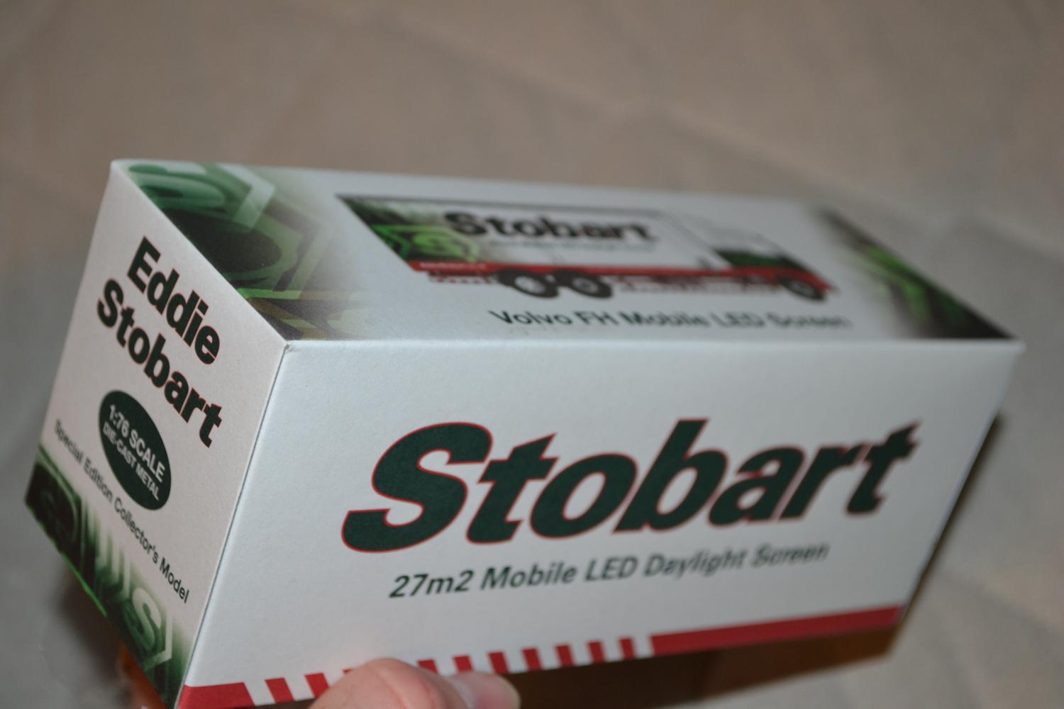 Volvo FH12 Lastbil Grön/Röd/Vit Stobart 1:76 DeAgostini 10,5cm Ny