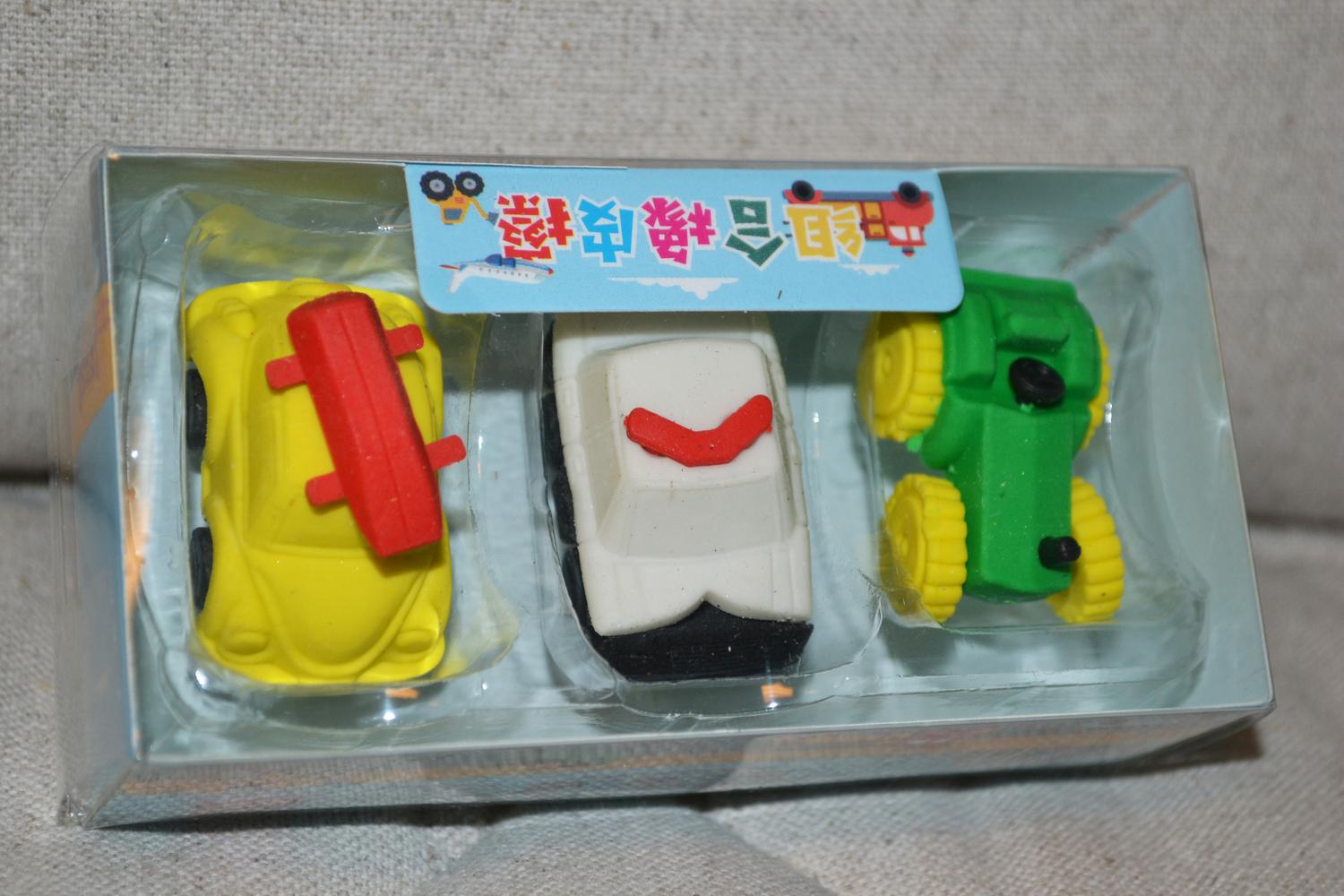 3st Sudd Fordon Bubbla Polisbil Traktor 4cm Ny