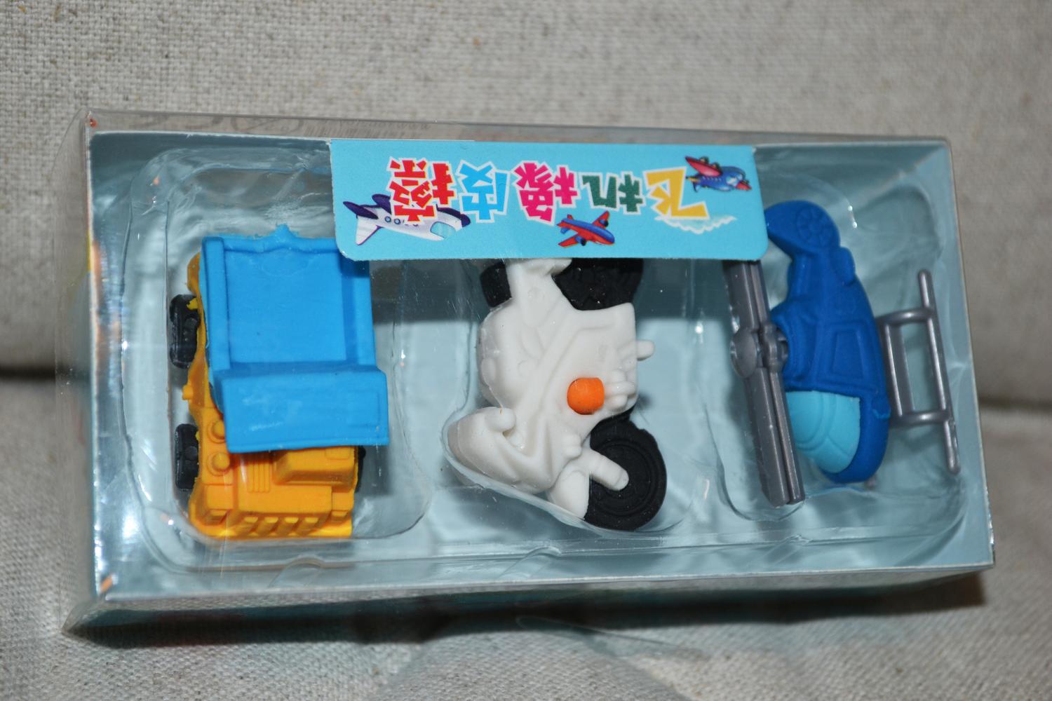 3st Sudd Fordon Dumper Motorcykel Helikopter 4cm Ny