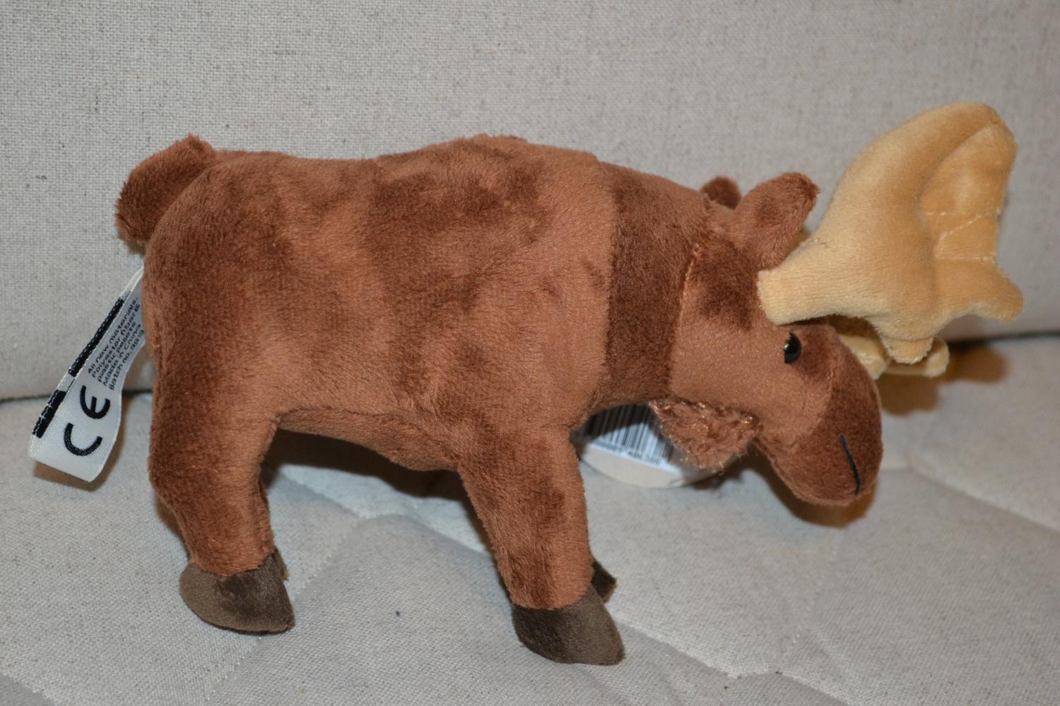 Älg Moose Mjukisdjur Plush 22cm (Paw Pals) Ny