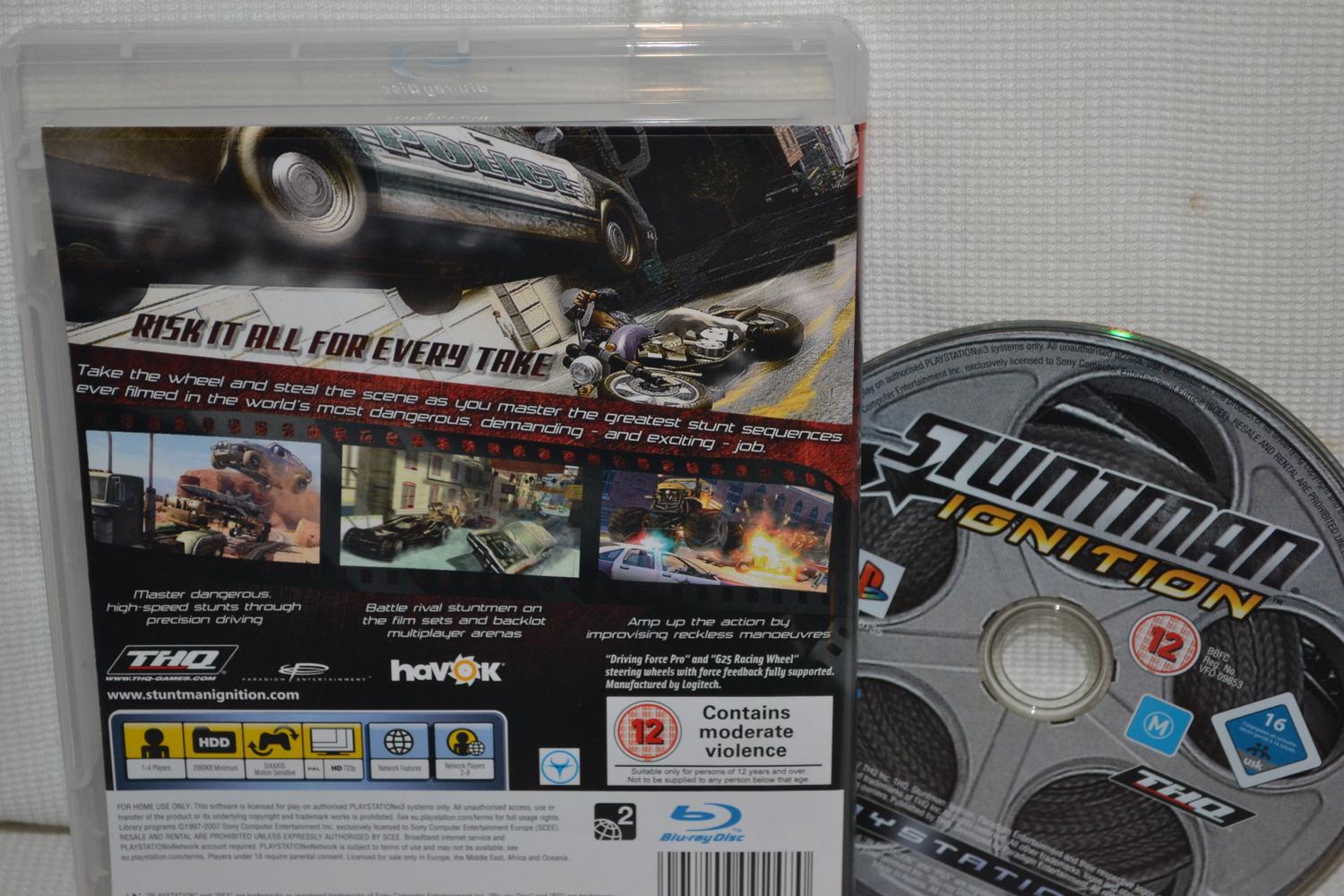 Stuntman Ignition PS3 Playstation 3 (Utan Manual) Fint Skick