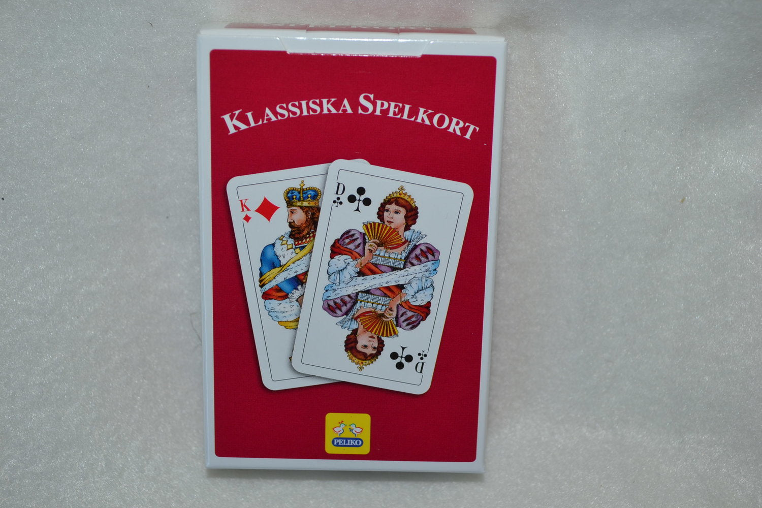 Röd Spelkort Lek Peliko (Klassisk 52st Kort+Jokrar) Ny