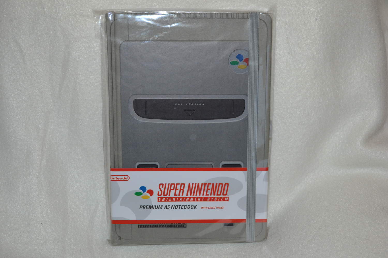 Nintendo SNES Premium A5 Notebook Anteckningsbok Retro 21*14,5cm Ny