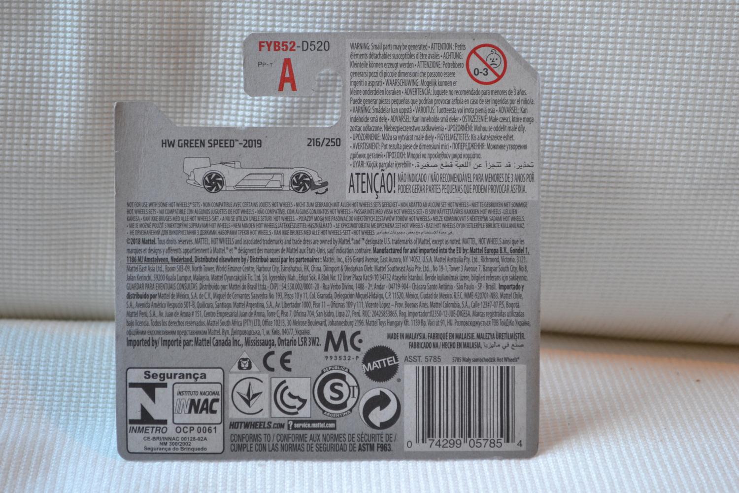 Electro Silhouette 1:64 Hot Wheels (2019-2) 6-7cm Ny