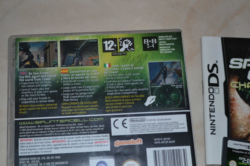 Tom Clancys Splinter Cell: Chaos Theory NDS Nintendo DS Komp