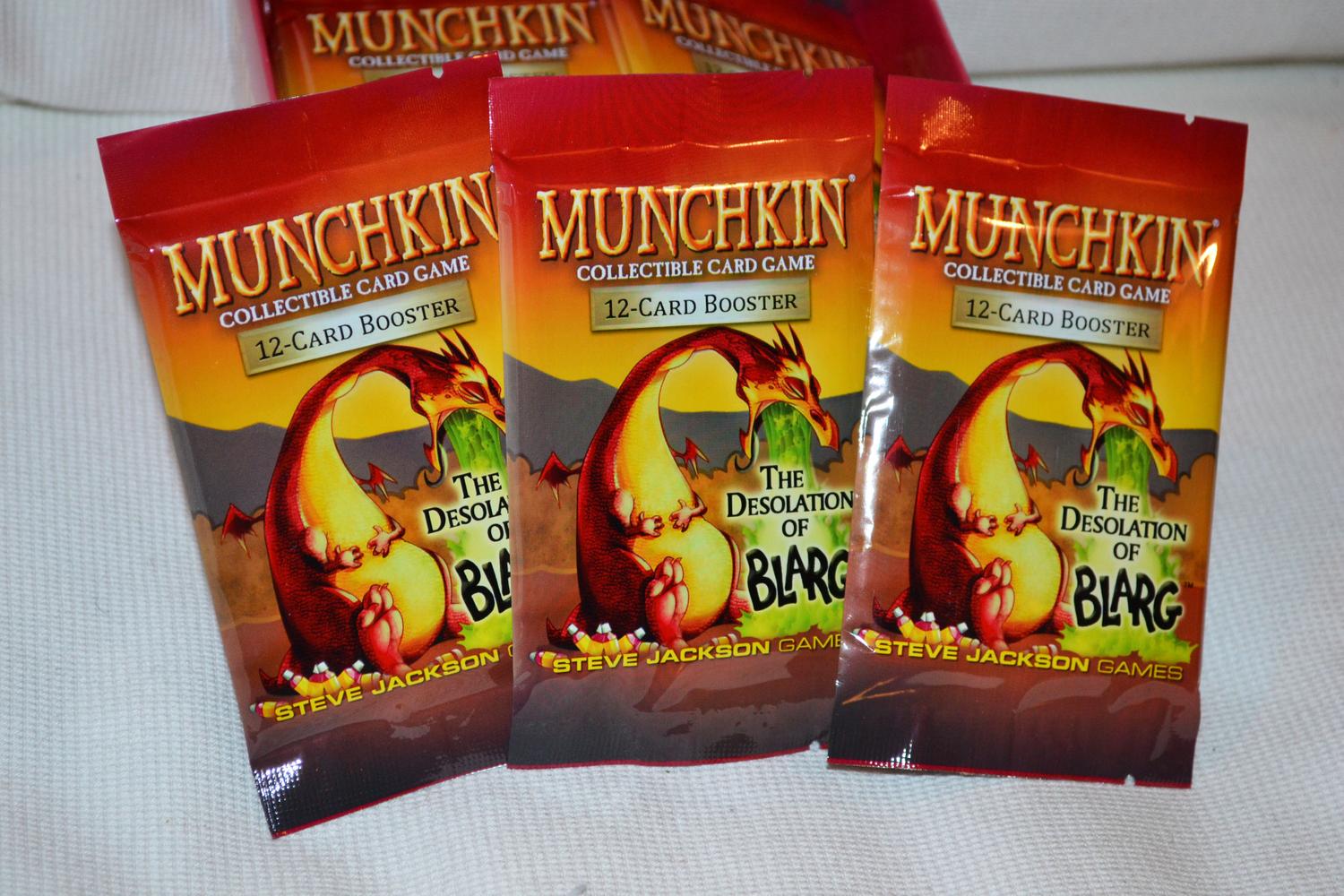 3st Booster Munchkin CCG: Desolation of Blarg (Collectible Card Game) Ny