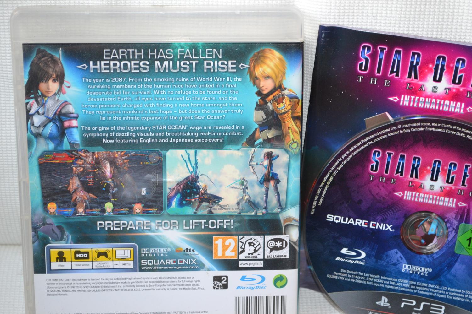 Star Ocean: The Last Hope International PS3 Playstation 3 Komplett Fint Skick