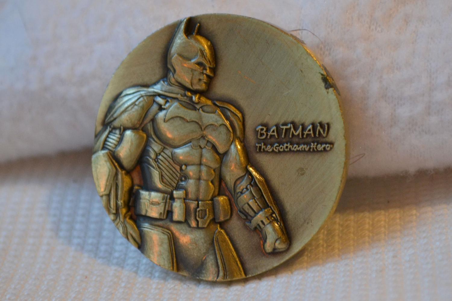 Batman & Jokern The Joker Mynt 4cm Brons Ny