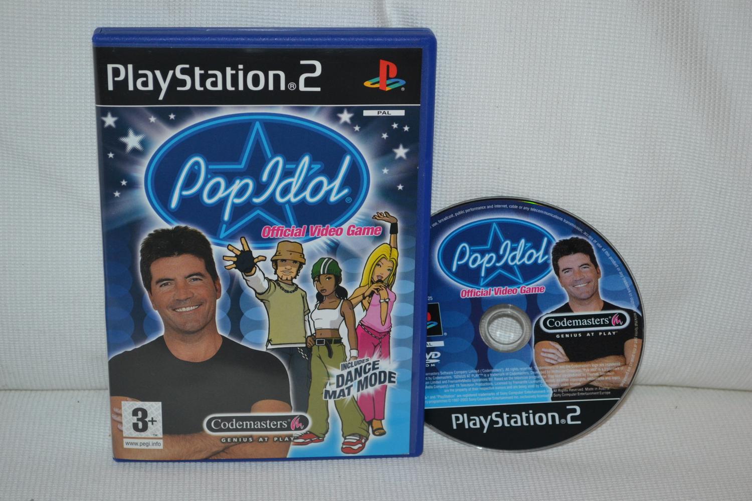 Pop Idol PS2 (Utan manual) Playstation 2 Fint Skick