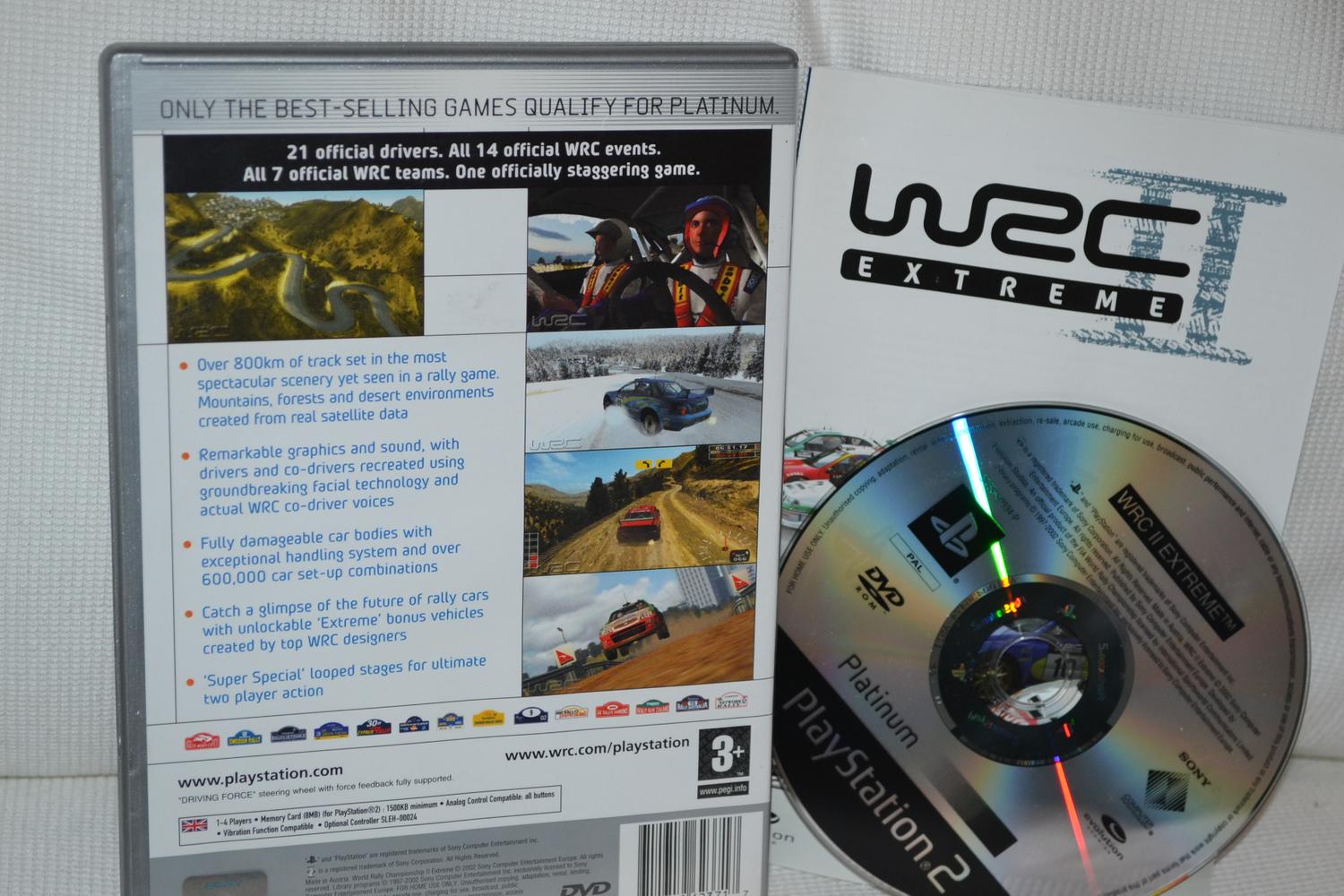 World Rally Championship II (Platiunum) PS2 Playstation 2 Komplett Fint Skick