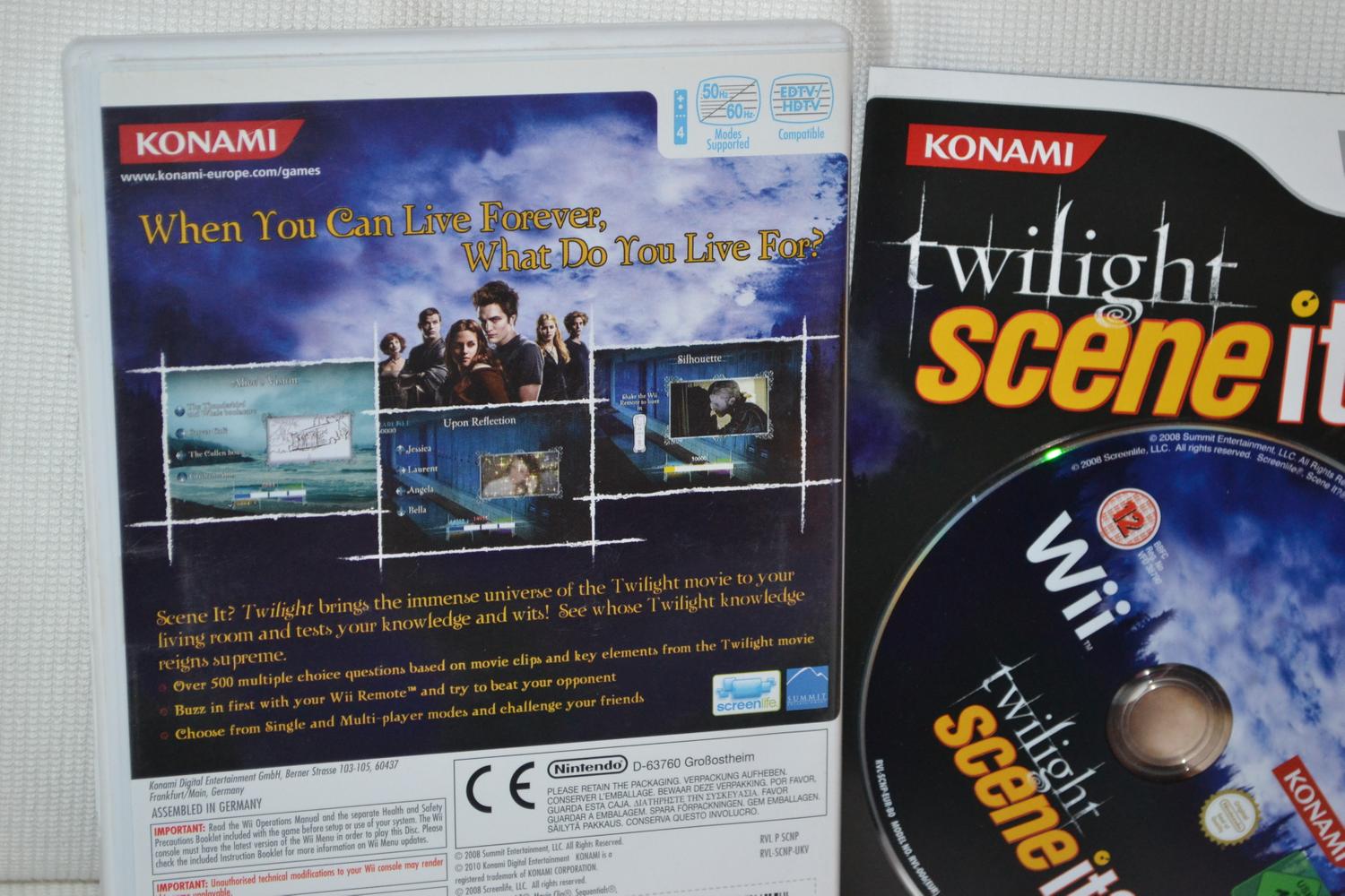 Scene It? Twilight Wii Nintendo Komplett Fint Skick