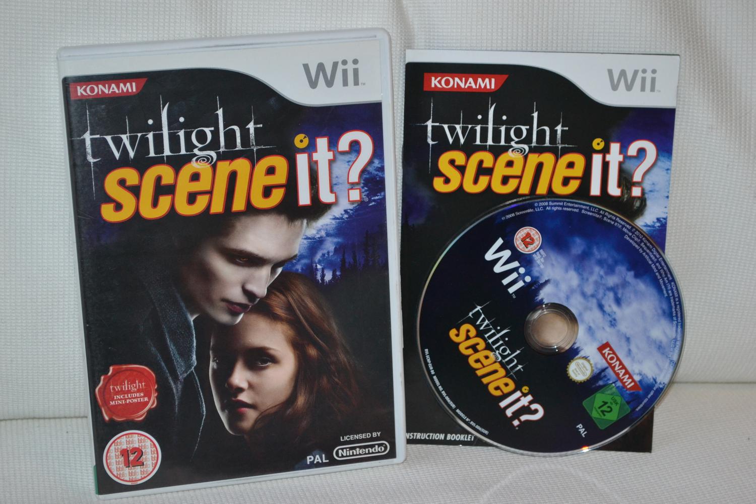 Scene It? Twilight Wii Nintendo Komplett Fint Skick
