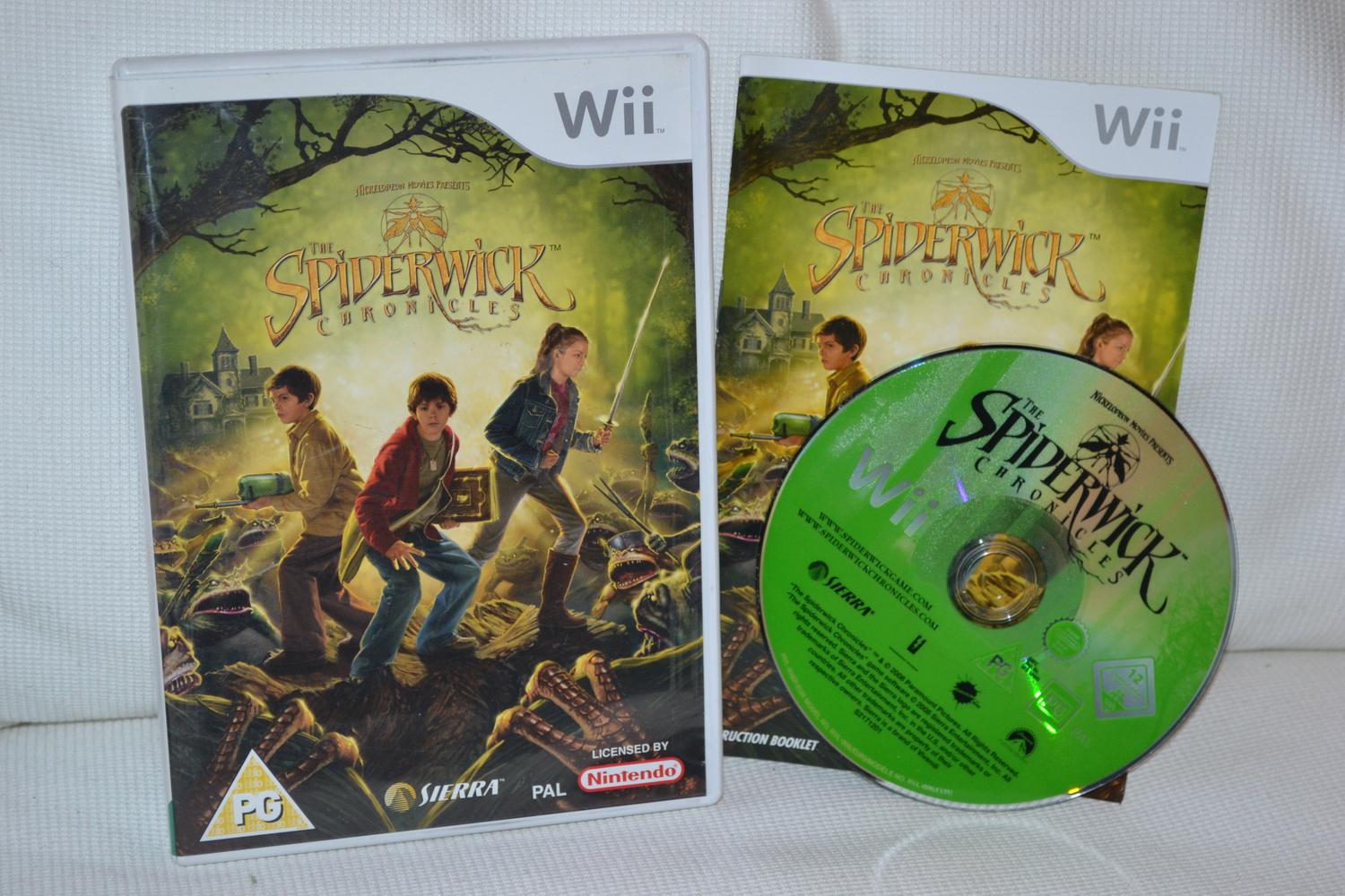 The Spiderwick Chronicles Wii Nintendo Komplett Fint Skick
